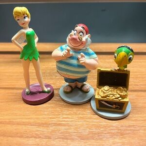 Disney Action Figures - Green, Blue, Yellow